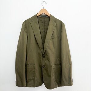 Moss 1851 Men’s Organic Cotton Blend Olive Green Tailored Ankle Pant Suit DIFFER